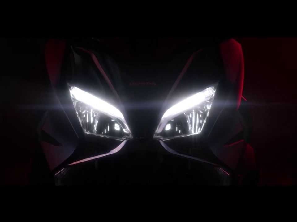 Teaser revela faróis do novo Honda Forza 750